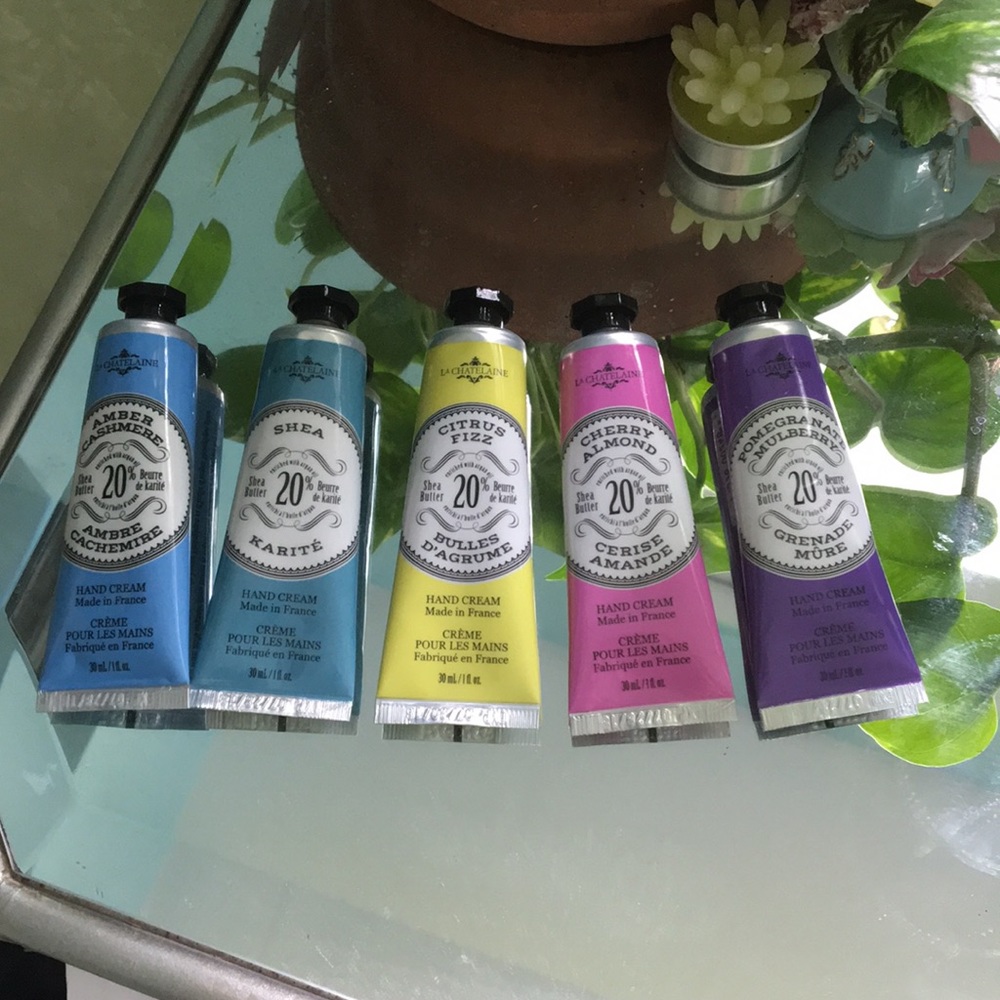 Five La Chatalaine Hand Creams